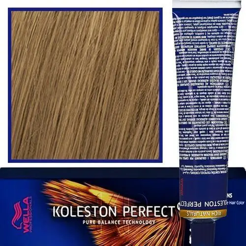 Wella professionals Wella koleston perfect me profesjonalna farba do koloryzacji włosów 60ml 8/07 naturalny brązowy jasny blond