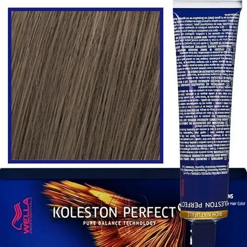 Wella professionals Wella koleston perfect me profesjonalna farba do koloryzacji włosów 60ml 7/18 popielato perłowy średni blond