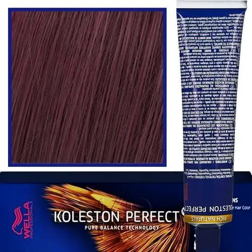 Wella professionals Wella koleston perfect me profesjonalna farba do koloryzacji włosów 60ml 44/65 fioletowo mahoniowy intensywny średni brąz