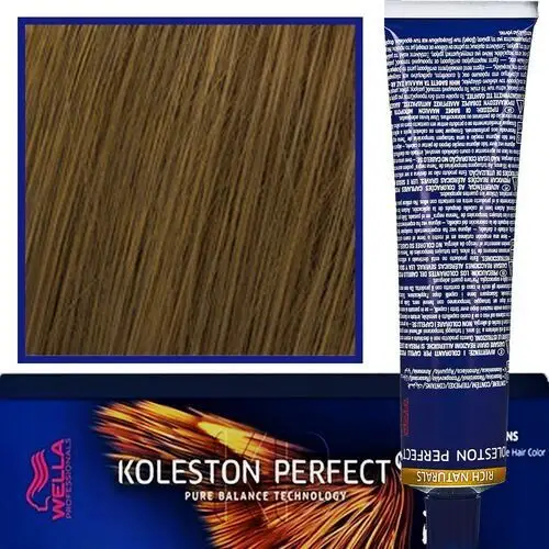 Wella Koleston Perfect Me profesjonalna farba do koloryzacji włosów 60ml 7/03 Naturalny Złoty Średni Blond