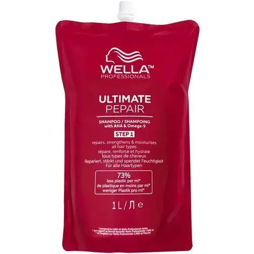 Wella Ultimate Repair, detoksykujący szampon naprawczy, refil, 1000ml