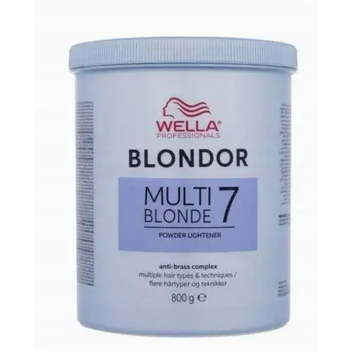 Wella Rozjaśniacz Blondor Multi Blonde Powder 800g/ Blond dla jasnych blond, kolor blond