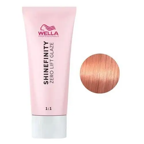 Wella shinefinity zero lift glaze - profesjonalna farba do włosów, 60ml 08/34