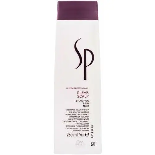 Wella sp clear scalp 250ml szampon przeciwłupieżowy