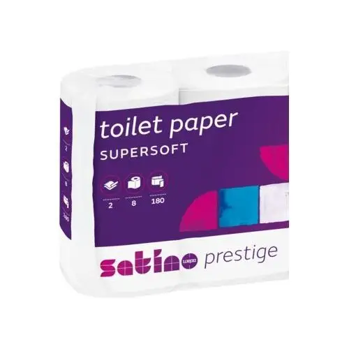 Wepa professional Papier toaletowy wepa satino prestige 180l 2w 8 rolek