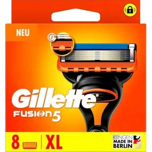 Wkłady żyletki wymienne do maszynki Gillette Fusion5 8 szt