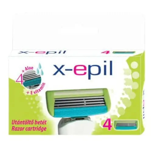 Wkład do maszynki do golenia dla kobiet 4 ostrza (4szt) X-epil