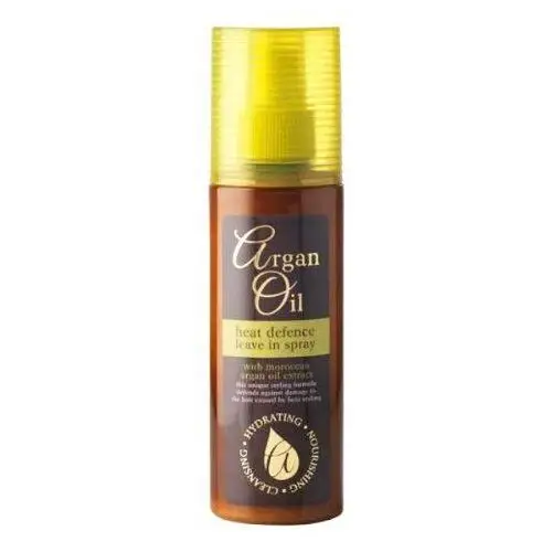 Xpel argan oil heat defence leave in spray stylizacja włosów na gorąco 150 ml dla kobiet