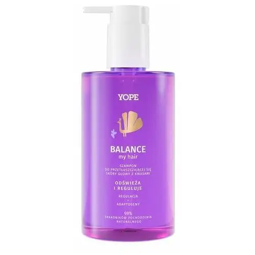 Szampon do przetłuszczającej się skóry głowy 300 ml Yope BOUNCE MY HAIR