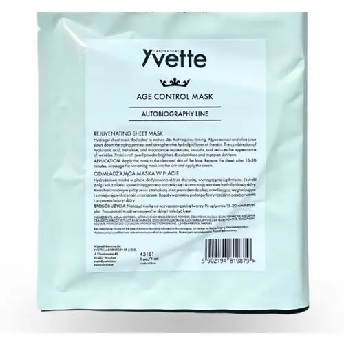 Yvette age control mask odmładzająca maska w płacie (45181)