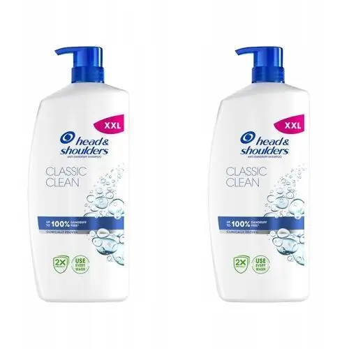 Zestaw 2x Head & Shoulders Classic Clean Szampon przeciwłupieżowy 800ml