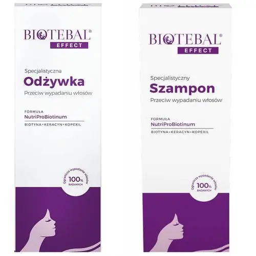 Zestaw Biotebal Effect Szampon Odżywka Przeciw Wypadaniu Włosów