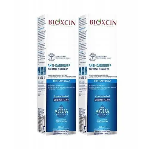 Zestaw Bioxcin Aqua Thermal Szampon przeciwłupieżowy 2x300 ml