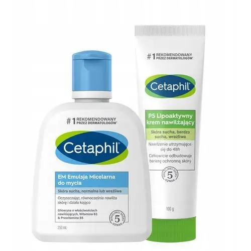 Zestaw Cetaphil Em Emulsja 250 i Ps Lipoaktywny krem