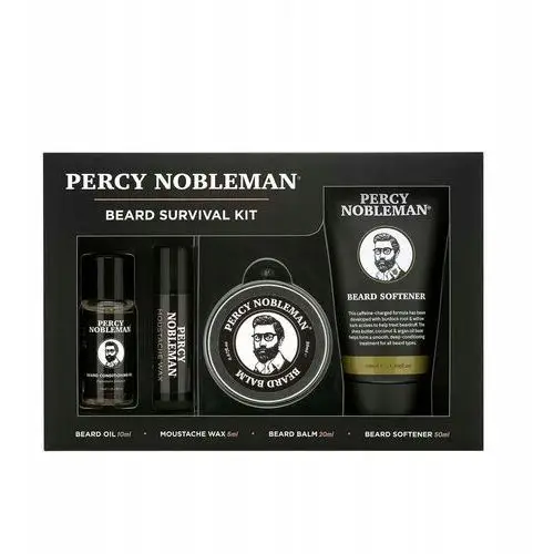 Zestaw do brody Prezentowy Percy Nobleman Beard Survival Kit