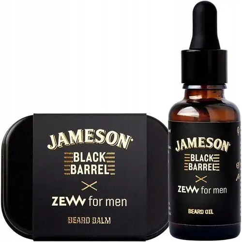 Zestaw do Brody Zew for men X Jameson Black Barrel Olejek 30ml Balsam 80ml