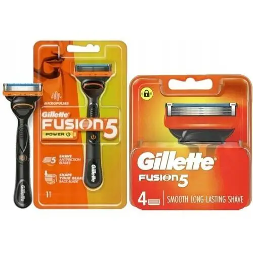 Zestaw Gillette Fusion5 Power(1szt)+Fusion5 (4szt)