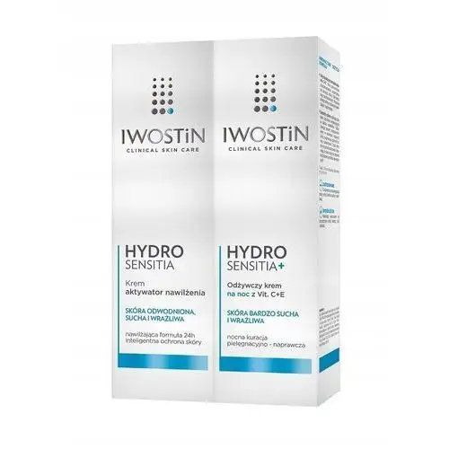 Zestaw Iwostin Hydro Sensitia Krem Noc Dzień