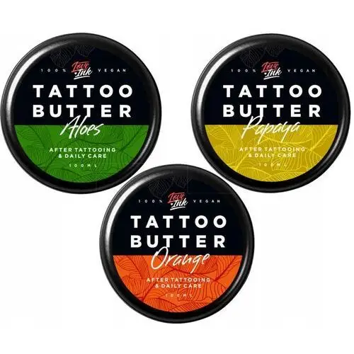 Zestaw Masła do tatuażu Loveink Butter 3x100