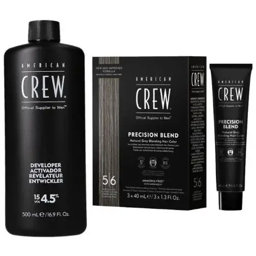 Zestaw odsiwiacz do włosów Precision Blend American Crew 5-6 utleniacz