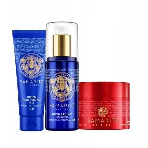 Zestaw Samarité Supreme Balm 90ml+Divine Elixir 150ml+Divine Peeling75ml