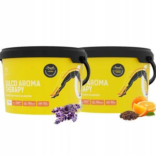 Zestaw soli do kąpieli Salco Aroma Therapy 2x3kg relaks odprężenie