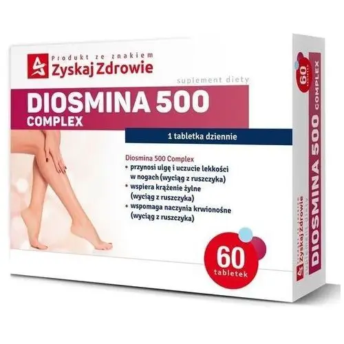 Diosmina 500 complex x 60 tabletek Zyskaj zdrowie