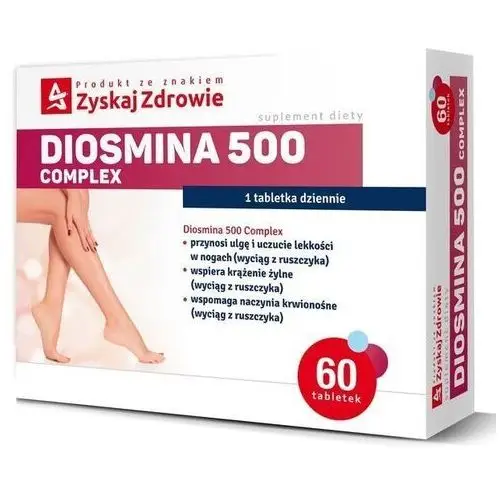 Diosmina 500 complex x 60 tabletek Zyskaj zdrowie